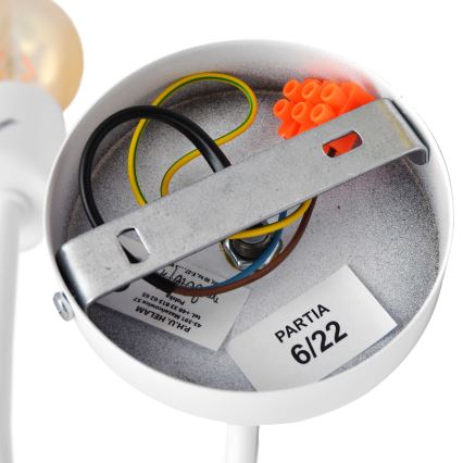 Candeeiro de parede OXFORD 1xE27/15W/230V branco