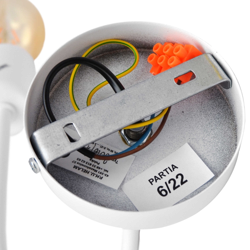 Candeeiro de parede OXFORD 1xE27/15W/230V branco