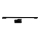 Candeeiro de parede para casa de banho LED SHINE LED/7W/230V 40 cm IP44 preto
