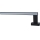 Candeeiro de parede para casa de banho SHINE LED/11W/230V 45 cm IP44 preto