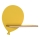 Candeeiro de parede para criança LED com prateleira BALLOON LED/4W/230V amarelo/madeira