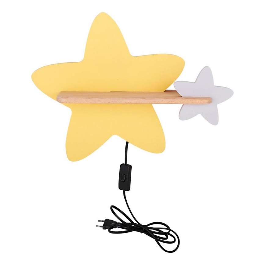 Candeeiro de parede para criança LED com prateleira STAR LED/5W/230V