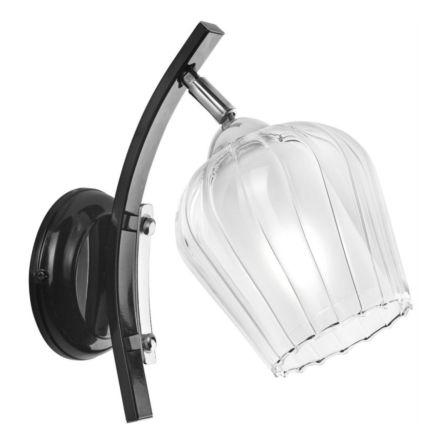 Candeeiro de parede PAULA 1xE27/60W/230V preto
