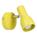 Candeeiro de parede PICARDO 1xE14/40W/230V amarelo