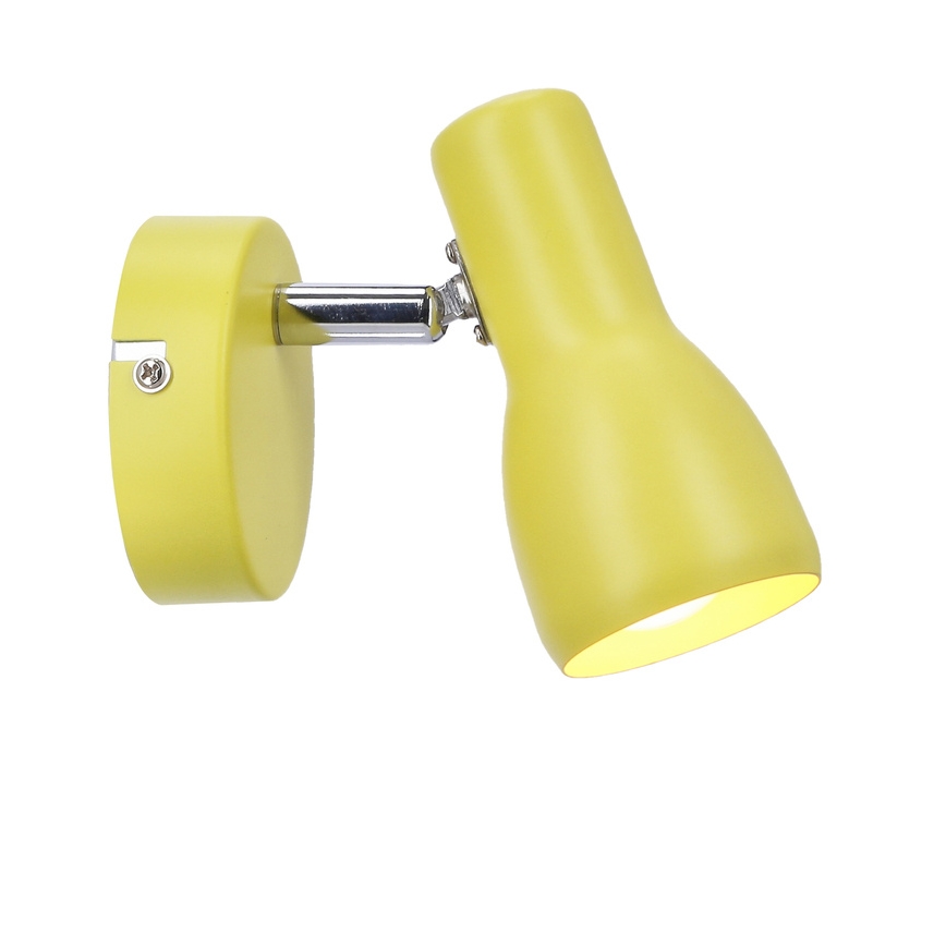 Candeeiro de parede PICARDO 1xE14/40W/230V amarelo