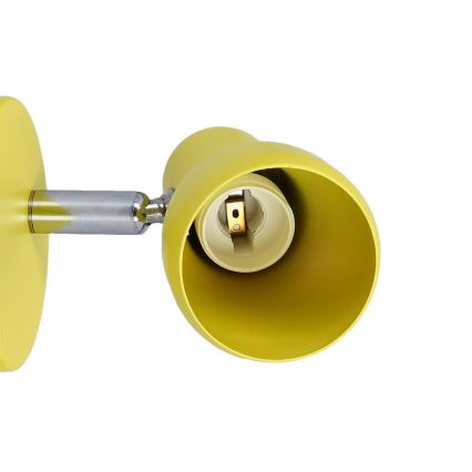 Candeeiro de parede PICARDO 1xE14/40W/230V amarelo