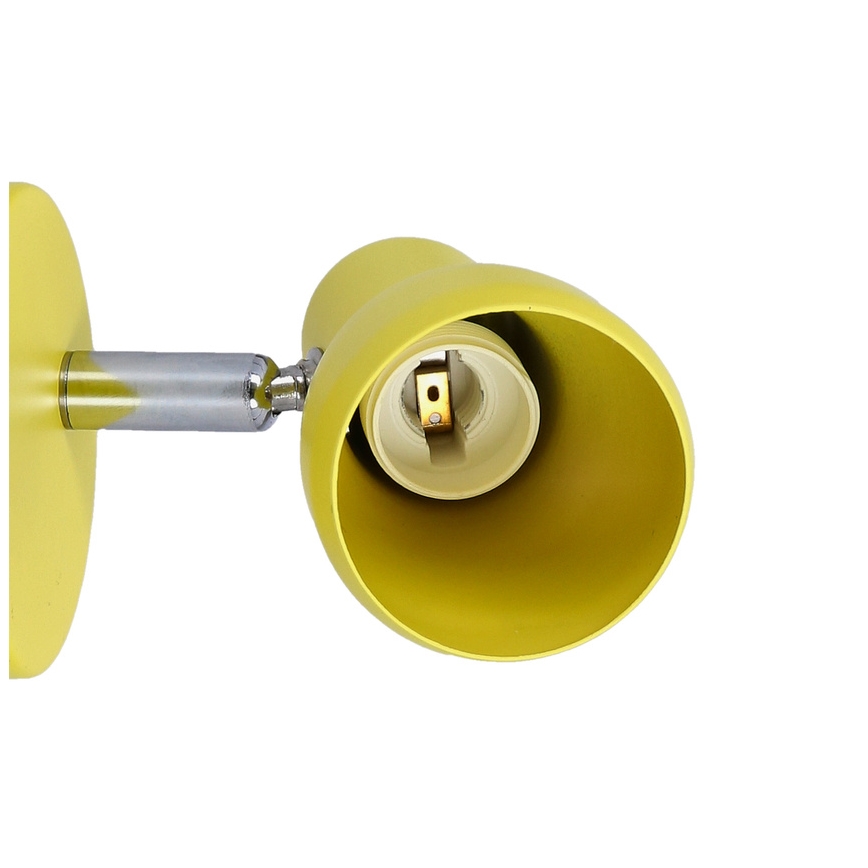 Candeeiro de parede PICARDO 1xE14/40W/230V amarelo