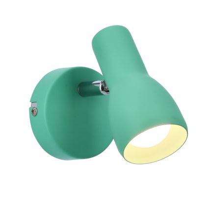 Candeeiro de parede PICARDO 1xE14/40W/230V turquesa