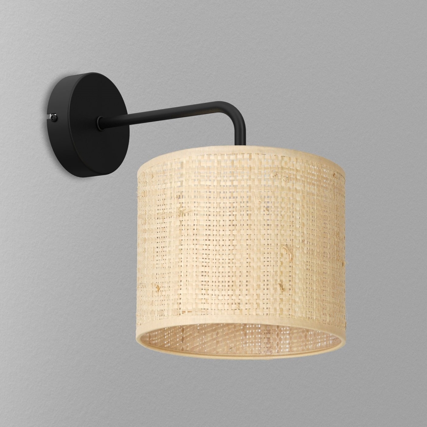 Candeeiro de parede RATTAN 1xE27/60W/230V vime