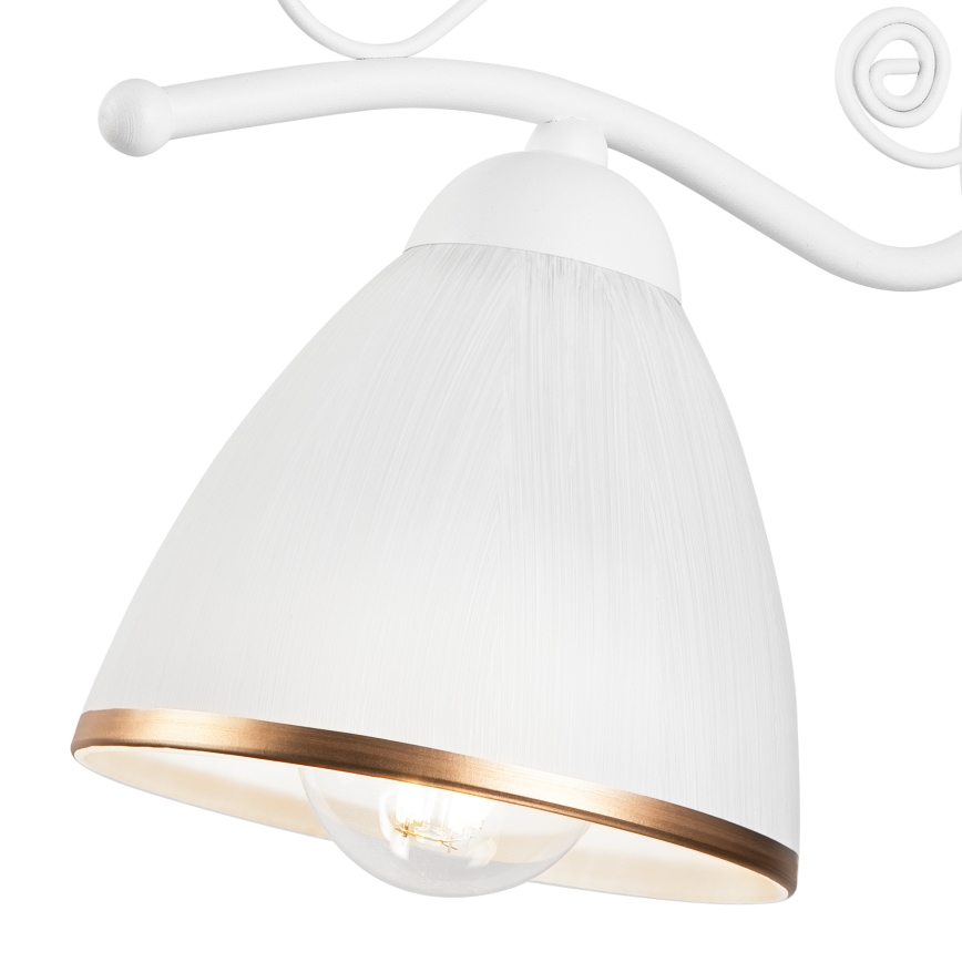 Candeeiro de parede RETRO II 1xE27/60W/230V branco