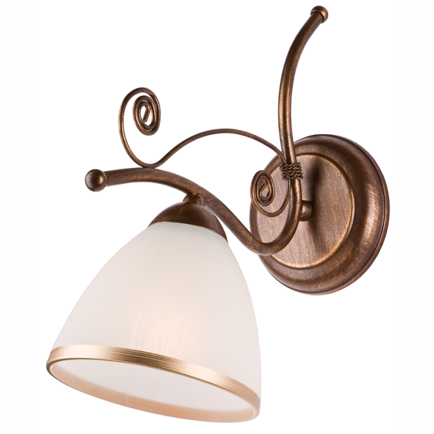 Candeeiro de parede RETRO II 1xE27/60W/230V bronze pátina