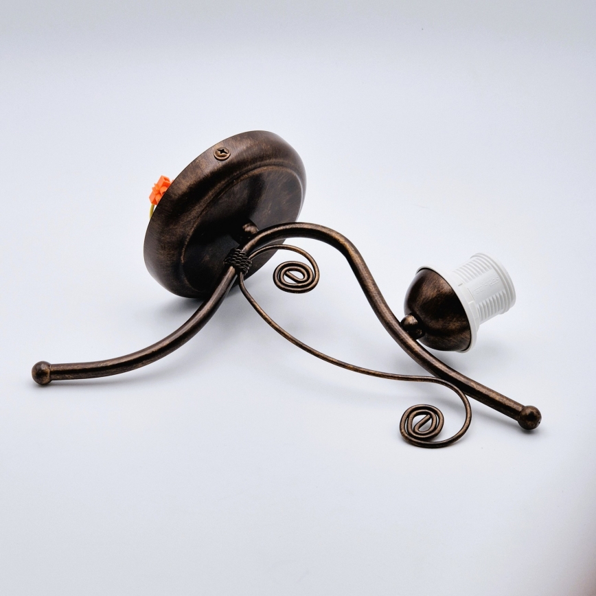 Candeeiro de parede RETRO II 1xE27/60W/230V bronze pátina