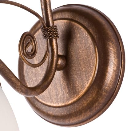 Candeeiro de parede RETRO II 1xE27/60W/230V bronze pátina