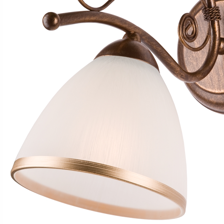 Candeeiro de parede RETRO II 1xE27/60W/230V bronze pátina
