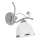Candeeiro de parede RETRO II 1xE27/60W/230V prateado