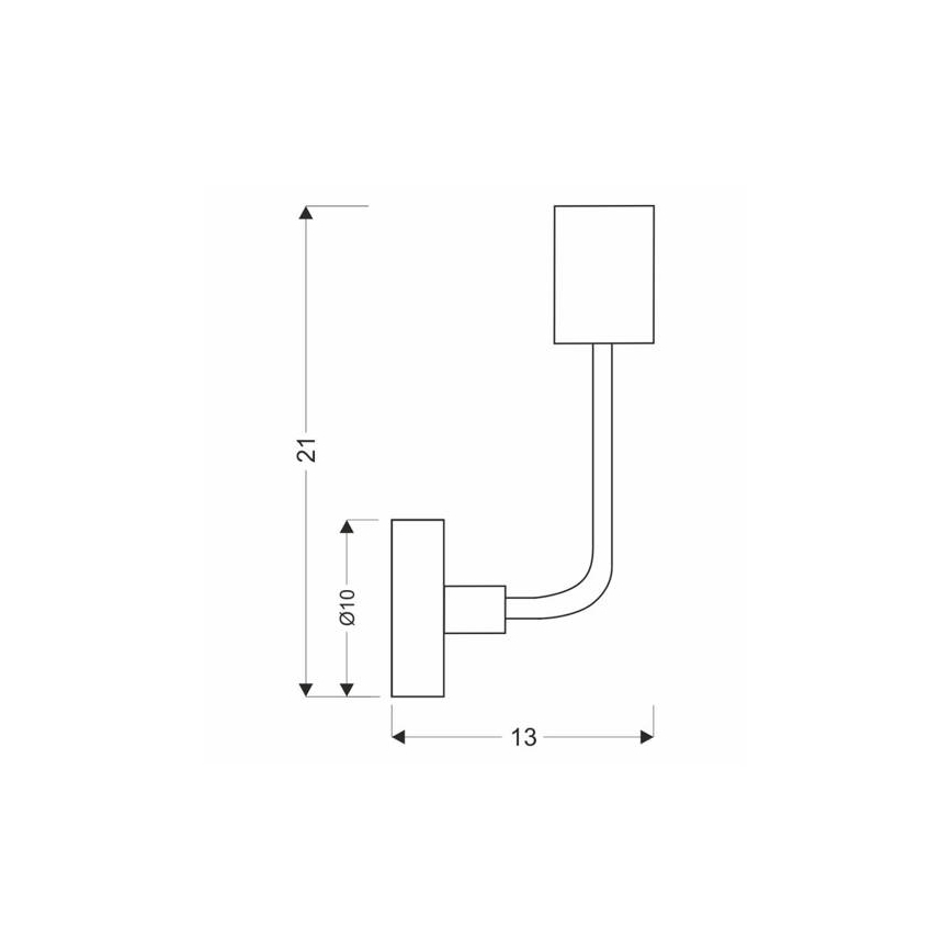 Candeeiro de parede SAGA 1xE27/40W/230V