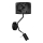 Candeeiro de parede SATINO 1xE27/40W/230V + 1xGU10/MR11/7W preto/cinzento