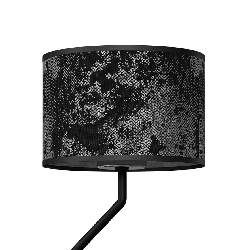Candeeiro de parede SATINO 1xE27/40W/230V + 1xGU10/MR11/7W preto/cinzento
