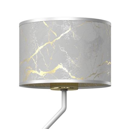 Candeeiro de parede SENSO 1xE27/40W/230V + 1xGU10/MR11/7W branco