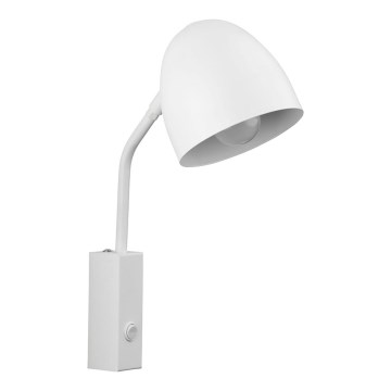 Candeeiro de parede SOHO 1xE27/15W/230V branco