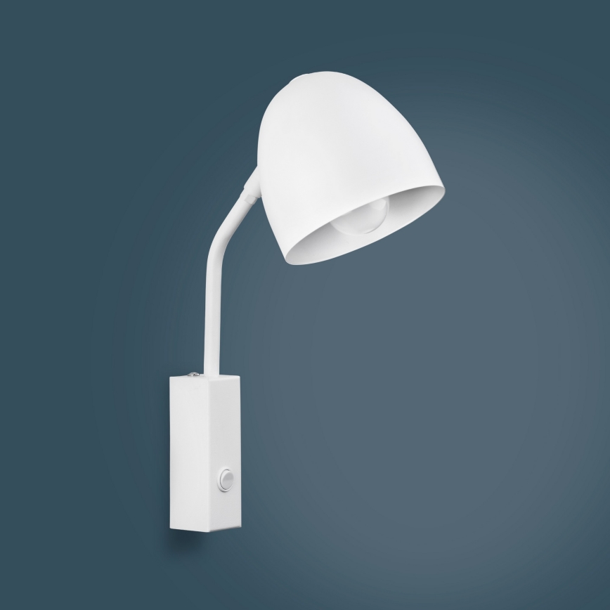 Candeeiro de parede SOHO 1xE27/15W/230V branco