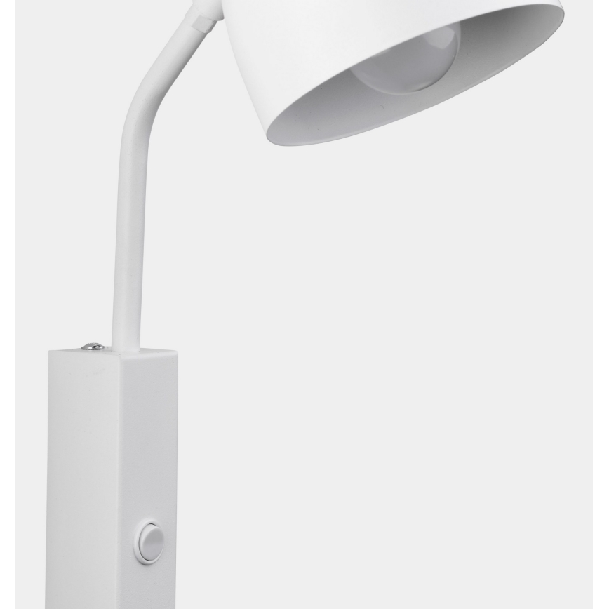 Candeeiro de parede SOHO 1xE27/15W/230V branco