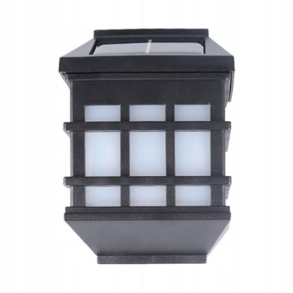 Candeeiro de parede solar LED com sensor de crepúsculo LED/2V 70 mAh IP44