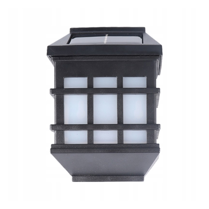 Candeeiro de parede solar LED com sensor de crepúsculo LED/2V 70 mAh IP44