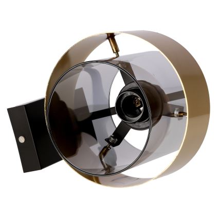 Candeeiro de parede SPIEGA 1xE27/60W/230V dourada/preto