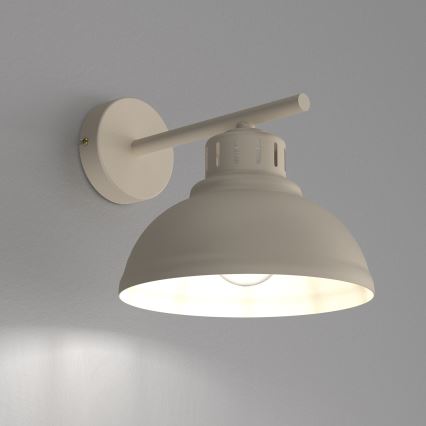 Candeeiro de parede SVEN 1xE27/15W/230V bege