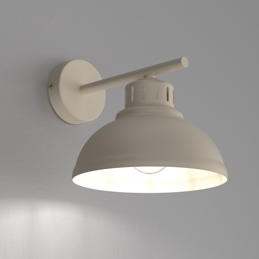 Candeeiro de parede SVEN 1xE27/15W/230V bege