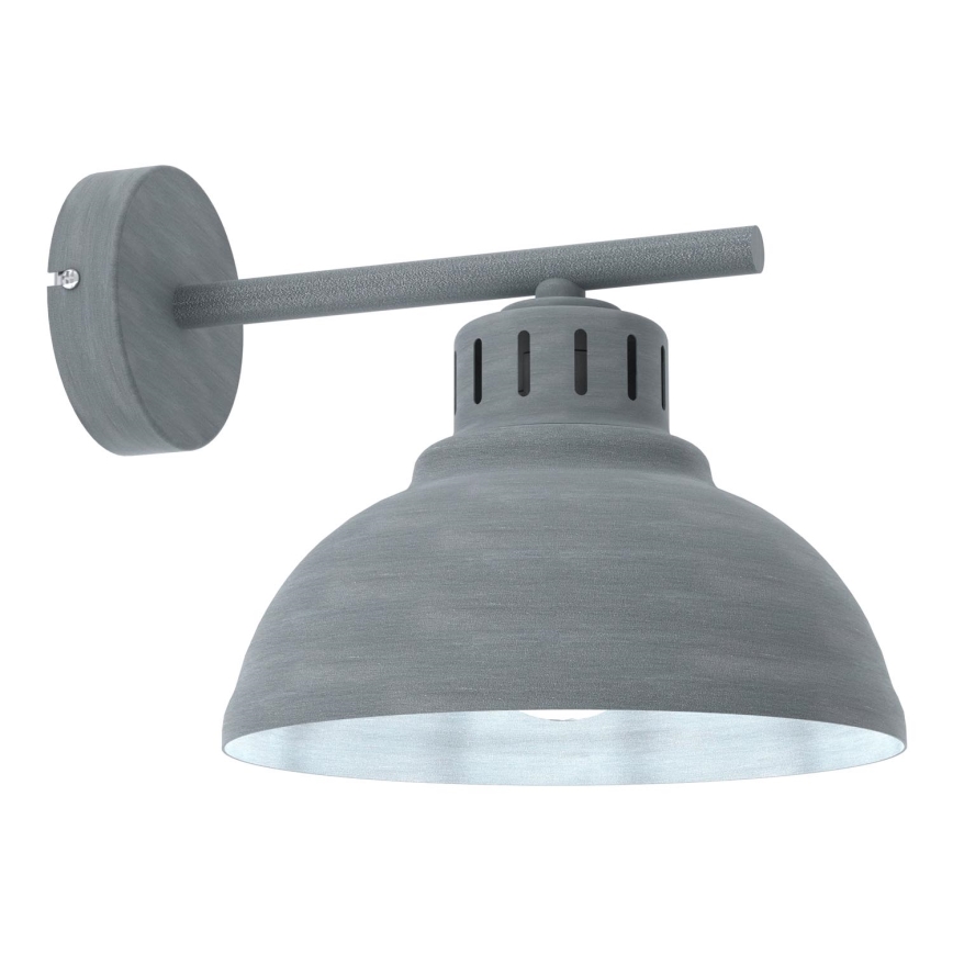 Candeeiro de parede SVEN 1xE27/15W/230V cinzento