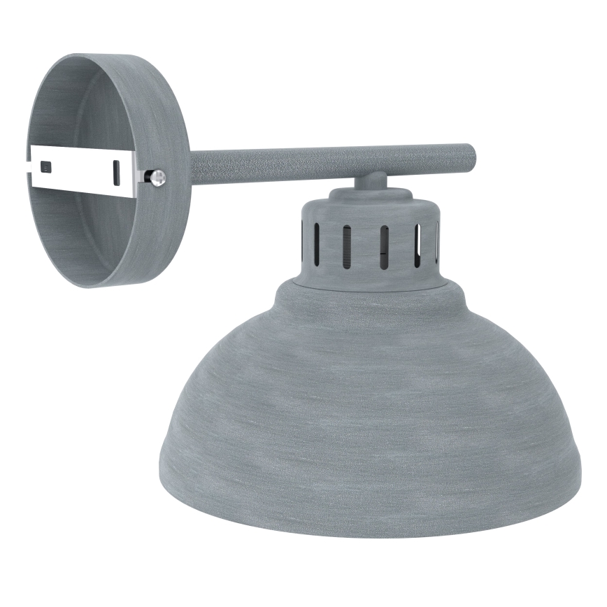 Candeeiro de parede SVEN 1xE27/15W/230V cinzento