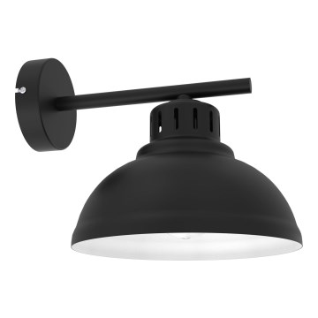 Candeeiro de parede SVEN 1xE27/15W/230V preto