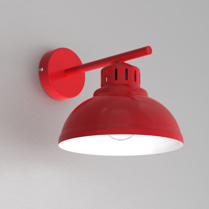 Candeeiro de parede SVEN 1xE27/15W/230V vermelho
