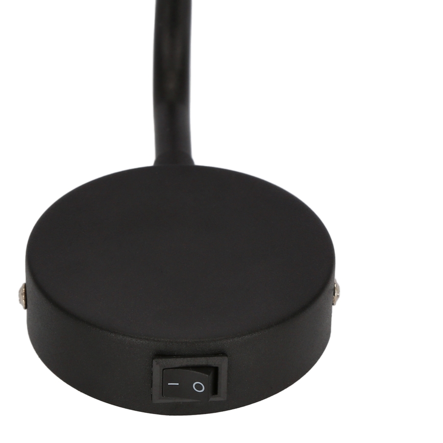 Candeeiro de parede TINA 1xGU10/15W/230V preto/dourado