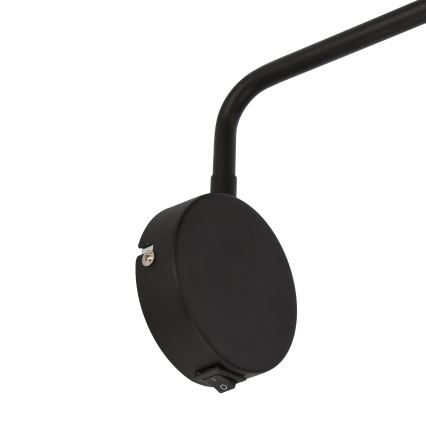 Candeeiro de parede TINA 1xGU10/15W/230V preto/dourado