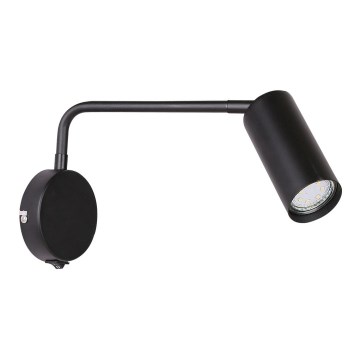 Candeeiro de parede TINA 1xGU10/15W/230V preto