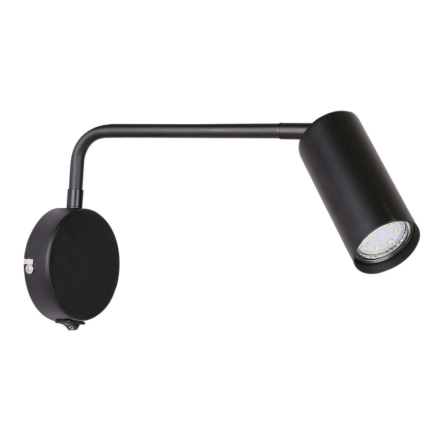 Candeeiro de parede TINA 1xGU10/15W/230V preto