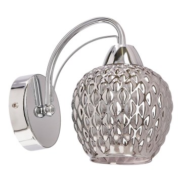 Candeeiro de parede TOBIAS 1xE27/40W/230V cromado brilhante