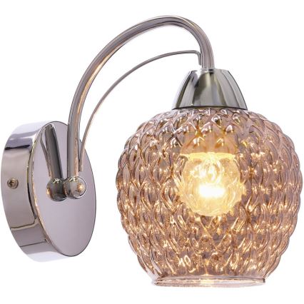Candeeiro de parede TOBIAS 1xE27/40W/230V cromado brilhante