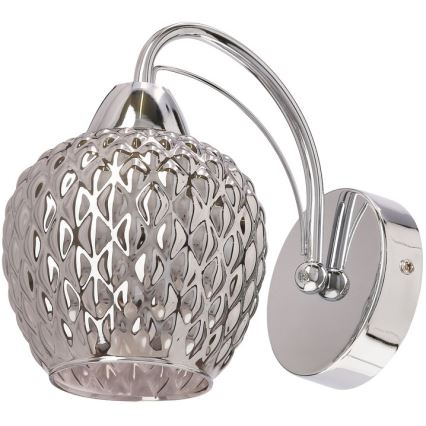 Candeeiro de parede TOBIAS 1xE27/40W/230V cromado brilhante