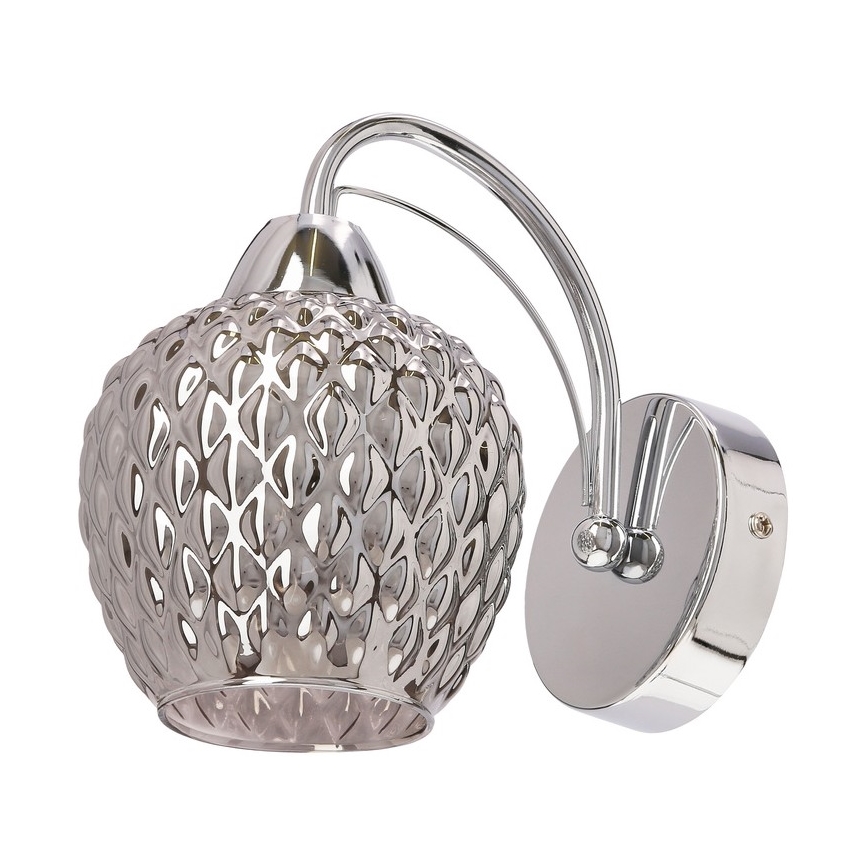 Candeeiro de parede TOBIAS 1xE27/40W/230V cromado brilhante