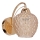 Candeeiro de parede TOBIAS 1xE27/40W/230V Rosa dourado