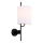 Candeeiro de parede TOKYO 1xE27/40W/230V preto/branco
