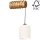 Candeeiro de parede TRENO 1xE27/25W/230V pinho – FSC certificado