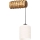 Candeeiro de parede TRENO 1xE27/25W/230V pinho