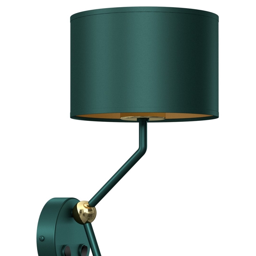 Candeeiro de parede VERDE 1xE27/60W/230V + 1xGU10-MR11/7W verde