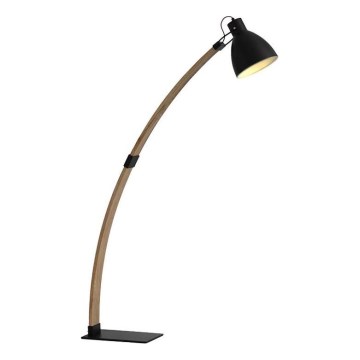 Candeeiro de pé 1xE27/60W/230V freixo/preto