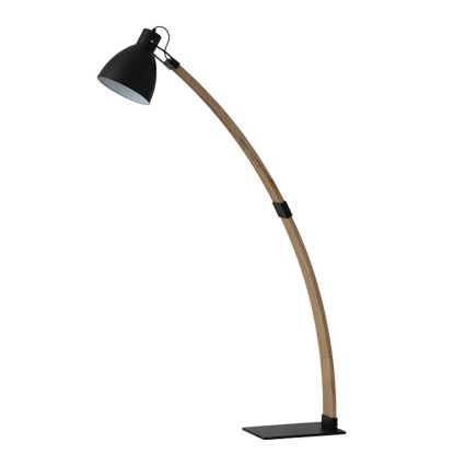 Candeeiro de pé 1xE27/60W/230V freixo/preto